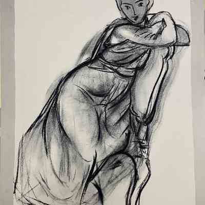 Unknown (Drawing of a Woman/Picture of a Doll)