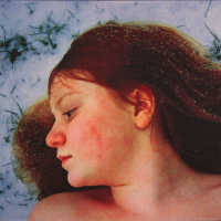 Girl With the Red Hair in Snow #2