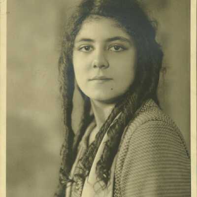 Woman Wearing Curls