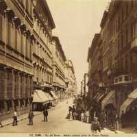 472. Roma - Via del Corso - Veduto animata presa da Piazza Venezia