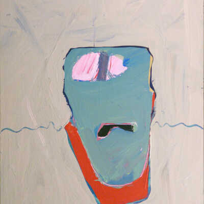 Untitled, Blue-green Head