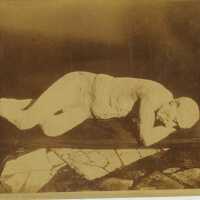 POMPEI Forma di corpo umano in (goteo ?)