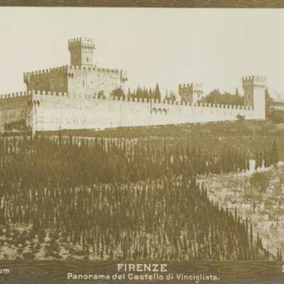 FIRENZE Panorama del Castello di Vincigliata.