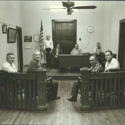 untitled gathering of men
