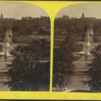 Panorama of Public Garden, Boston Mass.