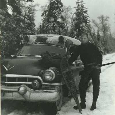 Steve Sprague with rifle