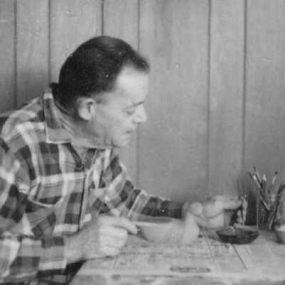 John Thomas Painting Duck