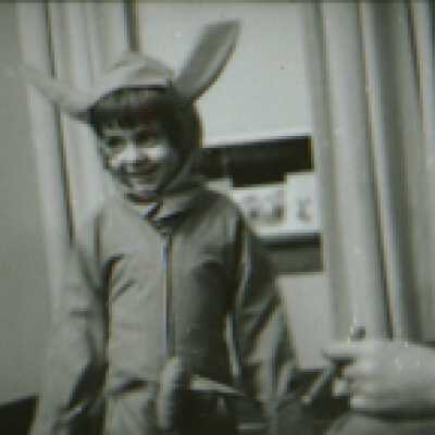 Jane and Jeremy in Kangaroo costumes