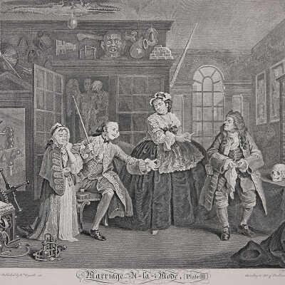 The Inspection from Marriage a la Mode, Plate III