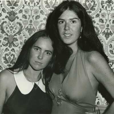 Two Girls at Kappa Alpha Theta Pledge Dance