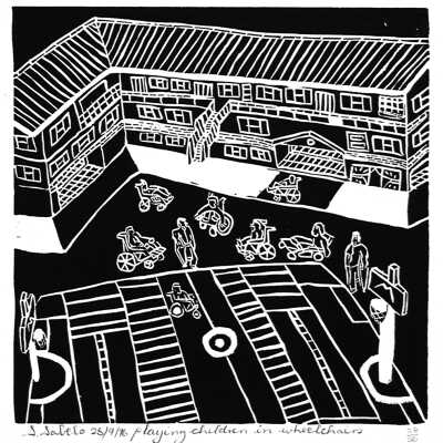 Playing Children in Wheelchairs (Children’s Rights)