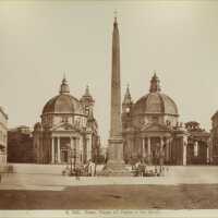 Roma. Piazza del Popolo e Tre Strade
