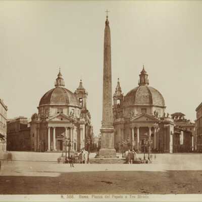 Roma. Piazza del Popolo e Tre Strade