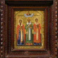 Three Great Hierarchs: St. Basil the Great of Caesarea, St. Gregory the Theologian of Nazianzus, and St. John Chrysostom of Antioch, The