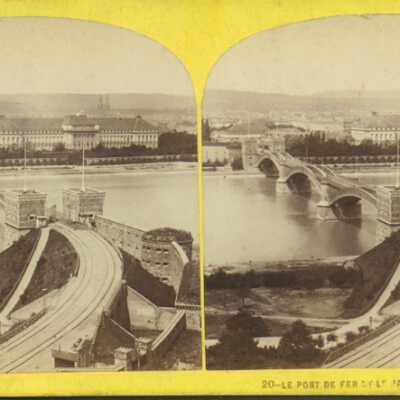 Le Pont de Fer et le Palais de Coblenz