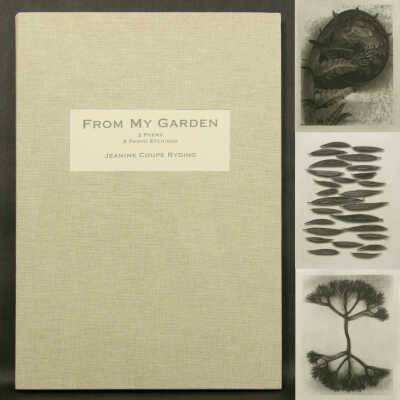 From My Garden, a Book with 2 Poems and 3 Etchings