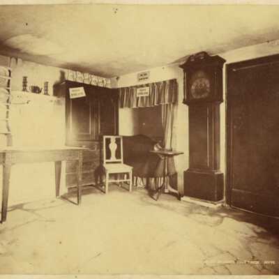 Interior of Burns Cottage AYR