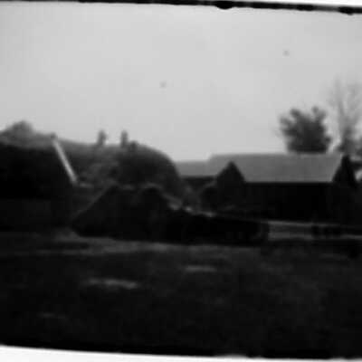 Threshing at Joe Jemon's. Nettle Creek, Ill.
