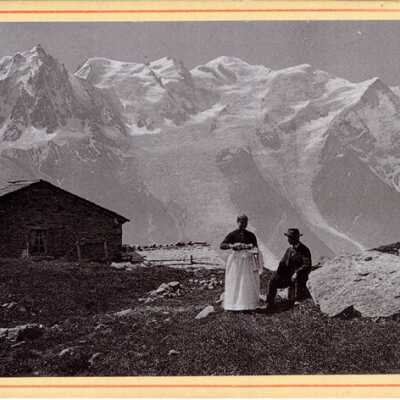 Planpraz et le Mont-Blanc