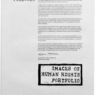 Forward: Images of Human Rights Portfolio