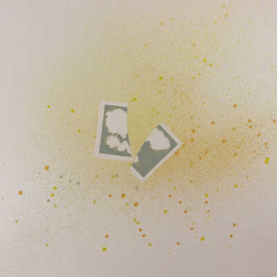 Floating cards series of five prints
