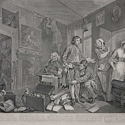 Rake’s Progress, Plate I