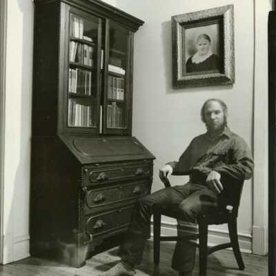 Self-portrait, double exposure
