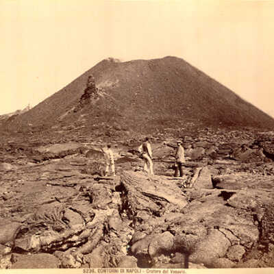5236. Contorni Di Napoli - Cratere del Vesuvio