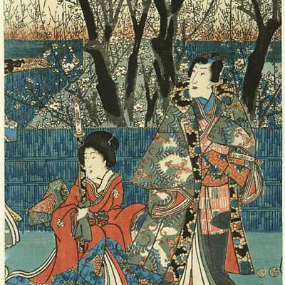 Enjoying the Plum Blossoms