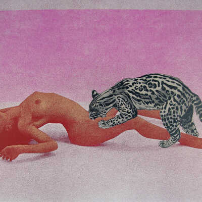 Girl with Jaguar