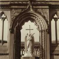 Statue of Angel Holding Wheat