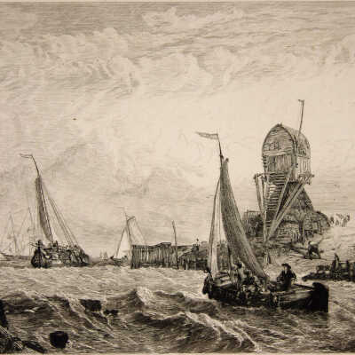 Entrance to the Zuider Zee (Texel Island)