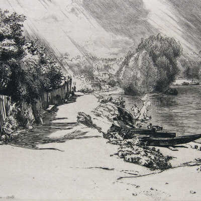La Seine au bas Meudon (The Seine at bas Meudon)