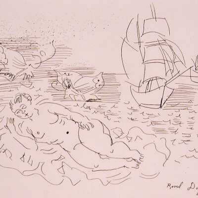 Petit Baigneuse aux Papillons (Small Bather with Butterflies)