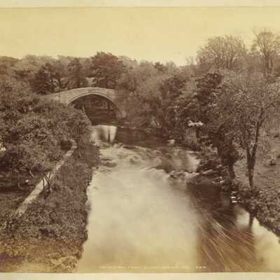 The "Auld Brig O'Doon" Alloway near AYR