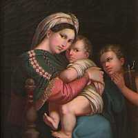 Madonna of the Chair (after Raphael) "Vista L