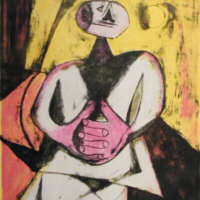 Hombre Contempado la Luna (Man Contemplating the Moon)