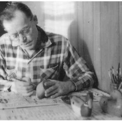 John Thomas Painting Duck