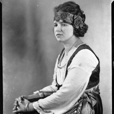 Woman Dressed in Traditonal Dress (or Gypsy???)