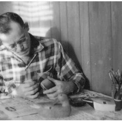 John Thomas Painting Duck