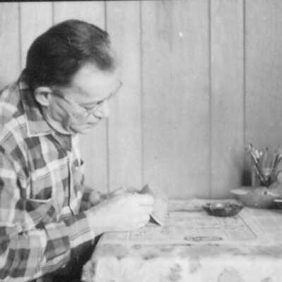 John Thomas Painting Duck