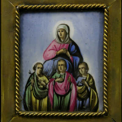 Saint Sophia with her daughters Faith, Hope and Charity