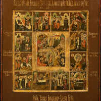 Anastasis with Feasts, The