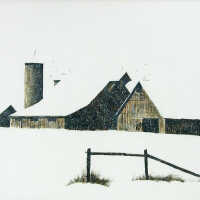 untitled (Barn in Snow)
