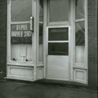 DePue Barbershop exterior