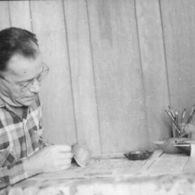 John Thomas Painting Duck