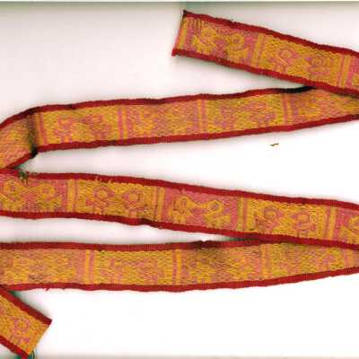 Belt with bird motif