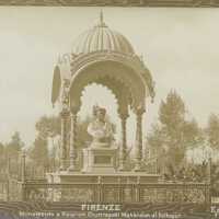 FIRENZE Monumento a Raiaram Chuttraputti Maharaiah di Kolhapur.