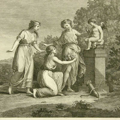 Nymphs Sacrificing to Love