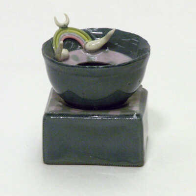 Seascape Bowl with Fish